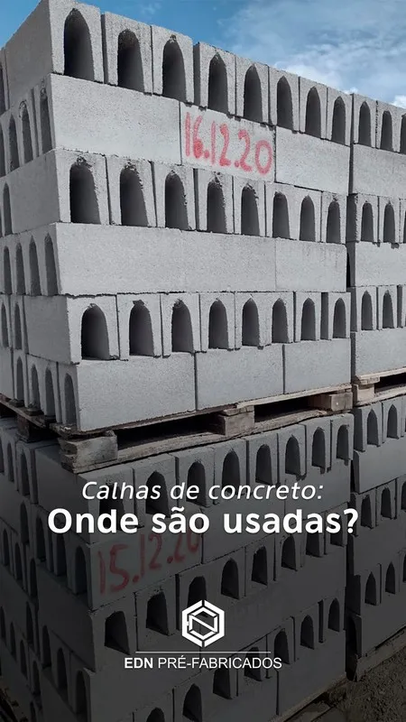 Imagem ilustrativa de Calha de concreto pré moldado